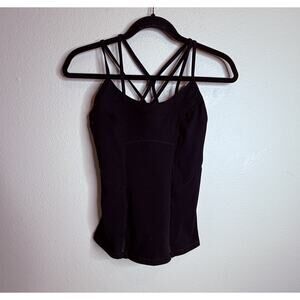 Zella Black Athletic Workout Tank Top Womens Size S Athleisure Gym Yoga